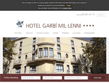 Tablet Screenshot of hotel-millennibarcelona.com